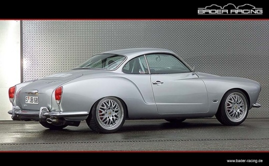 This Karmann Ghia is one in spirit only, having been seriously cleaned up and rodded with a Porsche Engine. Still, all the original lines are there.