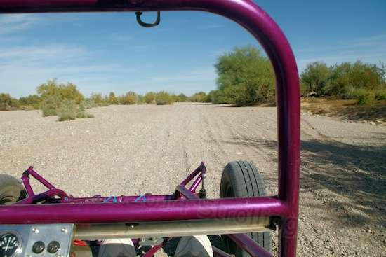 Then finishing up along Quartzsite's main wash, where slowing down in the deep gravel can mean getting stuck.